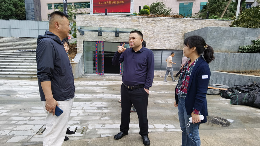 集团党委书记、董事长肖林带队督查三医院地下停车场项目 集团党委书记、董事长肖林带队督查三医院地下停车场项目