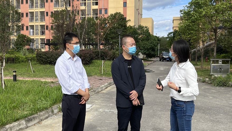 集团董事王玉梁带队督查康来物业 集团董事王玉梁带队督查康来物业