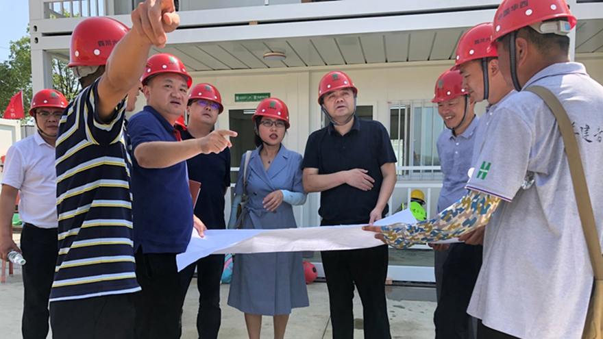 肖董、倪总现场调研 肖董、倪总现场调研