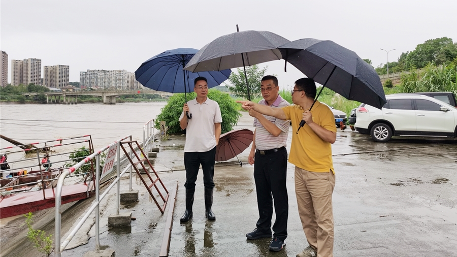 02-8月13日程总带队检查豪威尔防汛工作2_副本