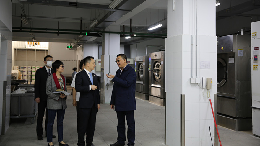 集团党委副书记、总经理程一带队督查绵州酒店安全生产和疫情防控工作 集团党委副书记、总经理程一带队督查绵州酒店安全生产和疫情防控工作