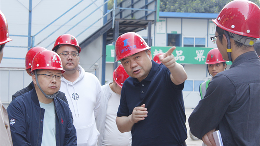 集团党委书记、董事长肖林带队督查嘉来·南河广场安全生产和疫情防控工作 集团党委书记、董事长肖林带队督查嘉来·南河广场安全生产和疫情防控工作