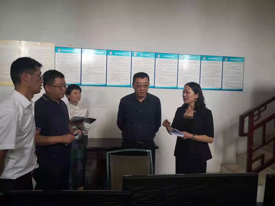 集团党委副书记、总经理程一带队检查越王楼公司_副本 集团党委副书记、总经理程一带队检查越王楼公司_副本