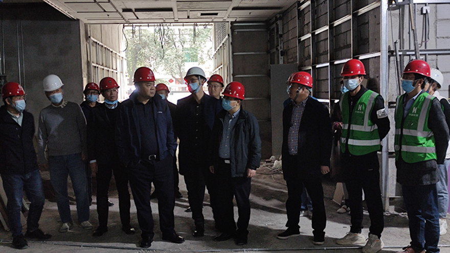 肖董视察王府井1 肖董视察王府井1